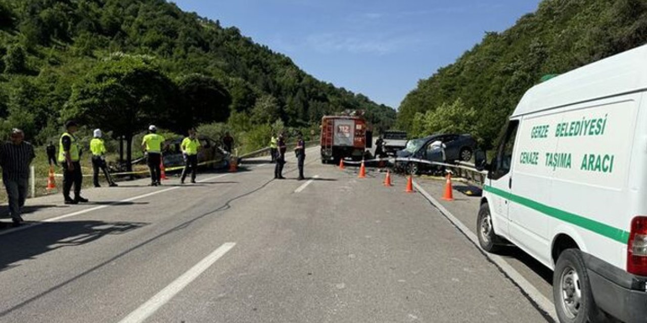 Sinop'ta kaza! 2'si doktor 4 kişi öldü