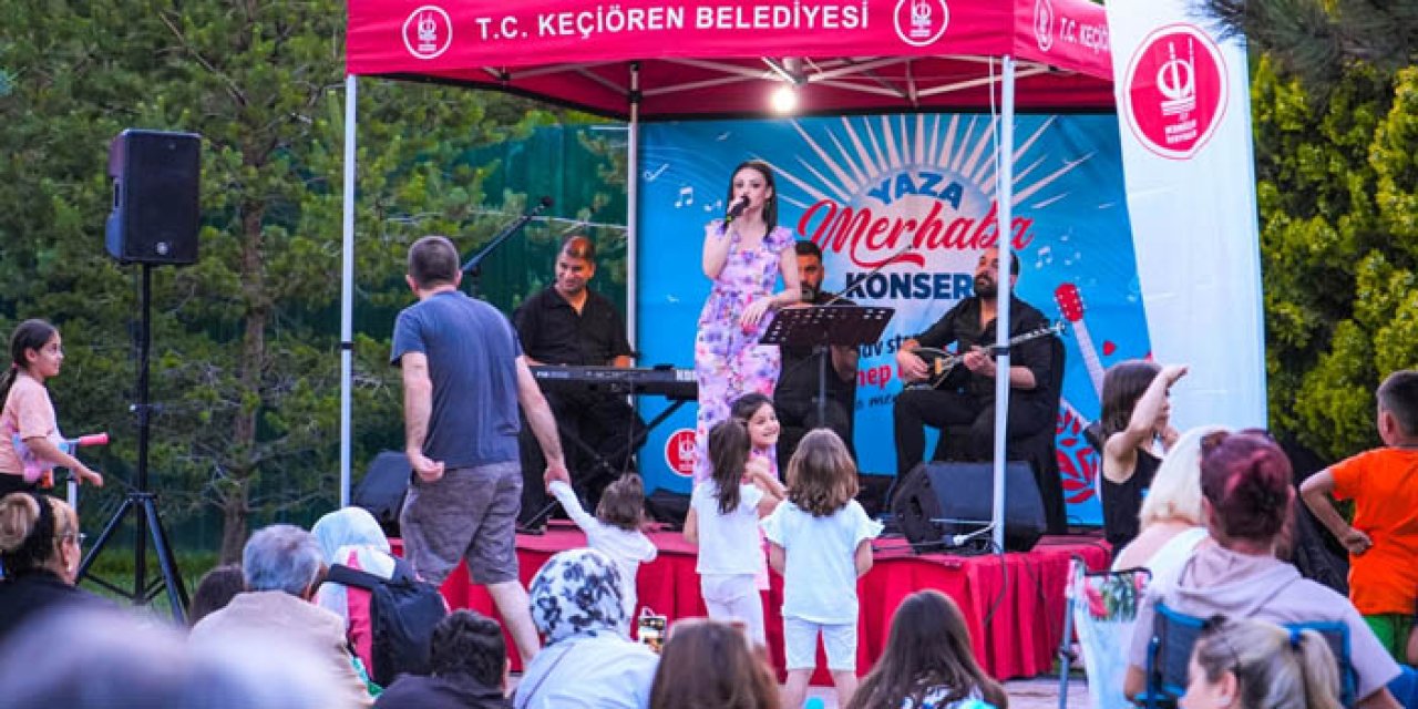 Keçiören'de yaza merhaba konseri: Sınav stresi kalmadı!