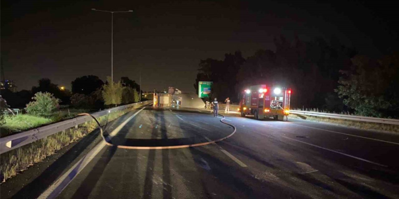 İzmir'de panik: Patlama riski nedeniyle trafiğe kapatıldı