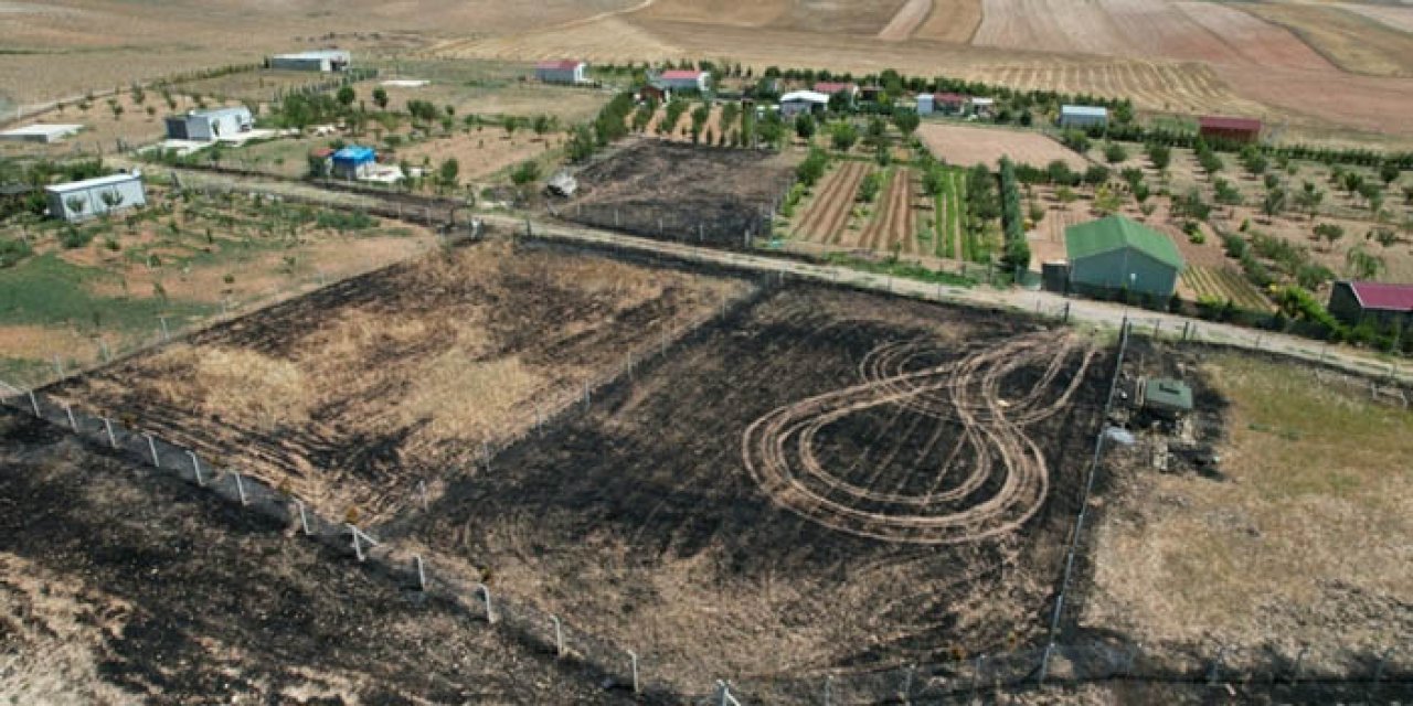 Polatlı'da pire için yorgan yaktılar: 60 dönüm arazi küle döndü