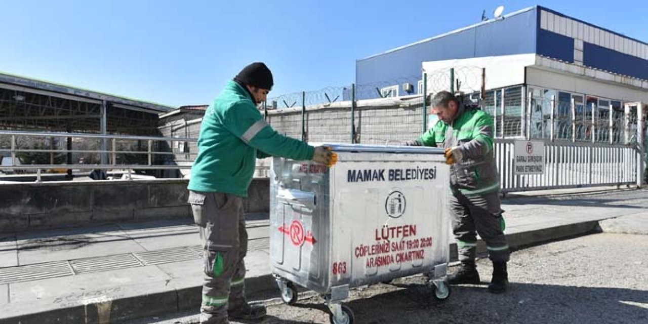 Mamak'ta çöpler 20.00'de toplanacak