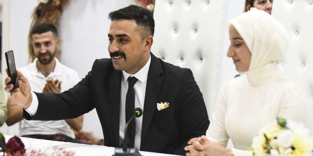 Ankara'da eşine az rastlanacak evlilik