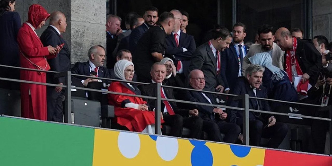 Heyecan dorukta! Cumhurbaşkanı Erdoğan Berlin Olimpiyat Stadı'nda