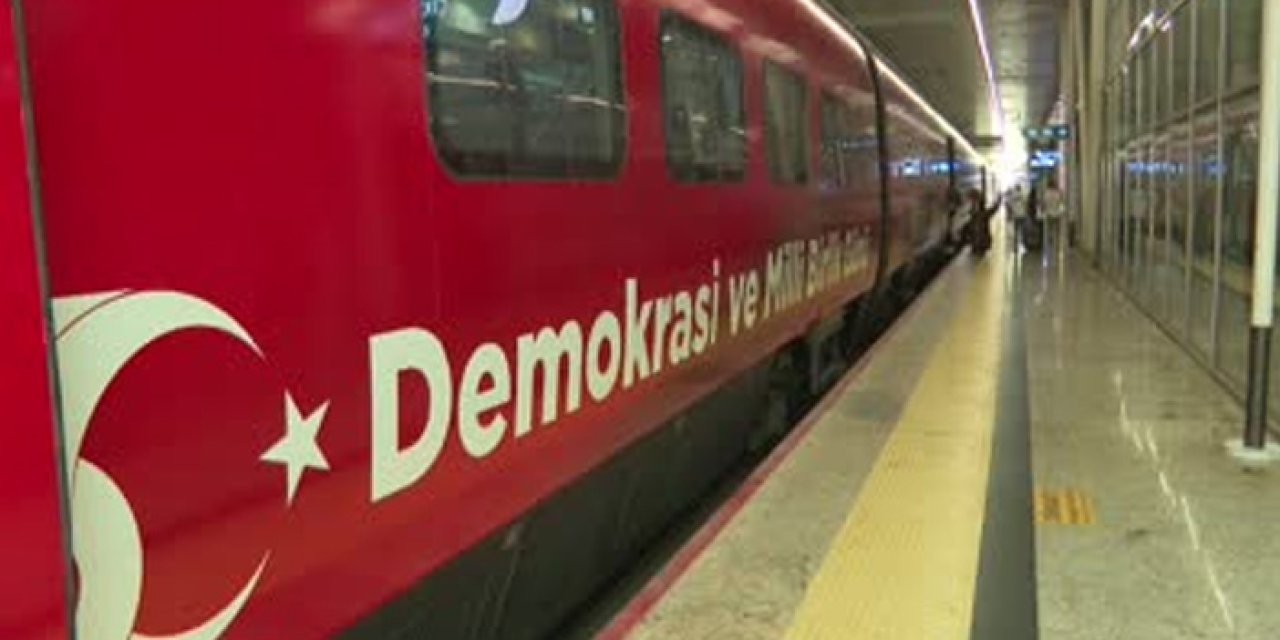 15 Temmuz Treni Ankara'dan yola çıktı