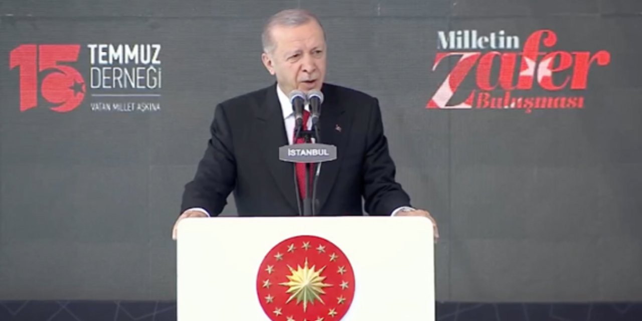 Cumhurbaşkanı Erdoğan: Darbeye tiyatro diyenleri kıyamete kadar affetmeyeceğiz