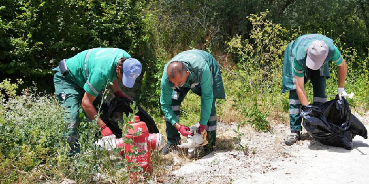 Keçiören'de dört köyde köşe bucak mıntıka temizliği yapıldı