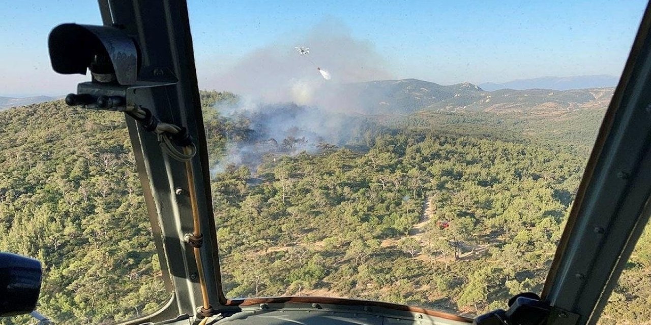 Jandarma Komando Okul Komutanlığı Kampüsü yanıyor