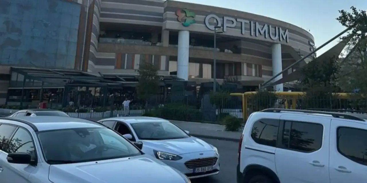 İzmir Optimum AVM'de faciadan dönüldü!