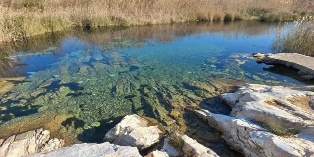 İzmir'in cennet gölü: Suyu cilde iyi geliyor