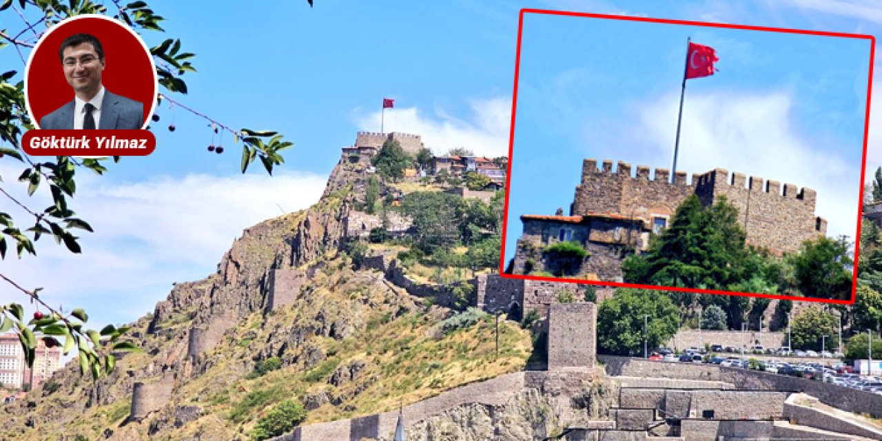 Ankara Kalesi’ndeki Türk bayrağı yıprandı: Hızla yenilenmeli