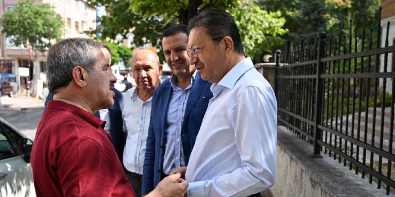 Başkan Tiryaki'den mahalle ziyareti: Sokağın nabzı tutuluyor