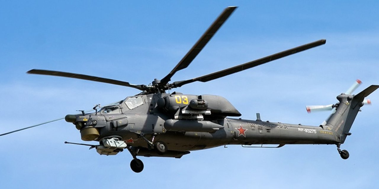 Rusya'da askeri helikopter düştü: Mürettebattan kurtulan olmadı