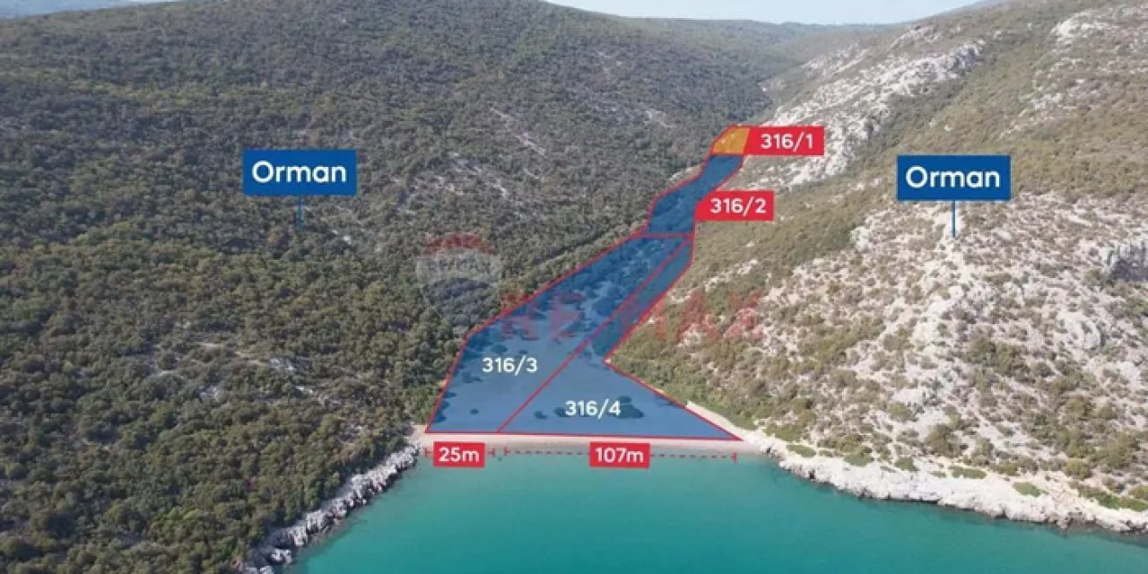 Urla'da lüks koy 160 milyona satılığa çıktı