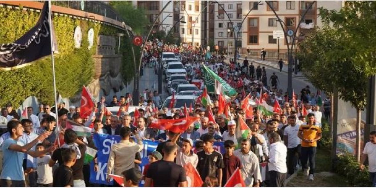 Şırnak ’ta İsrail protestosu