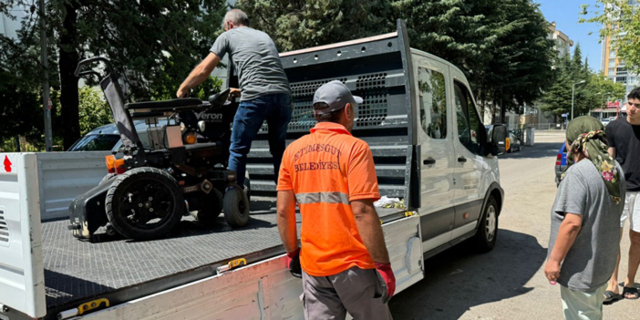 Etimesgut'ta engelli vatandaşlara özel hizmet