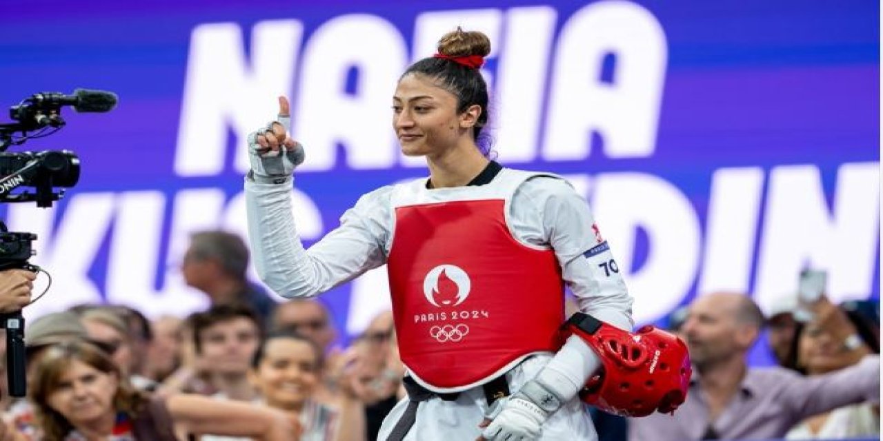 Milli taekwondocu Nafia Kuş Aydın'dan bronz madalya