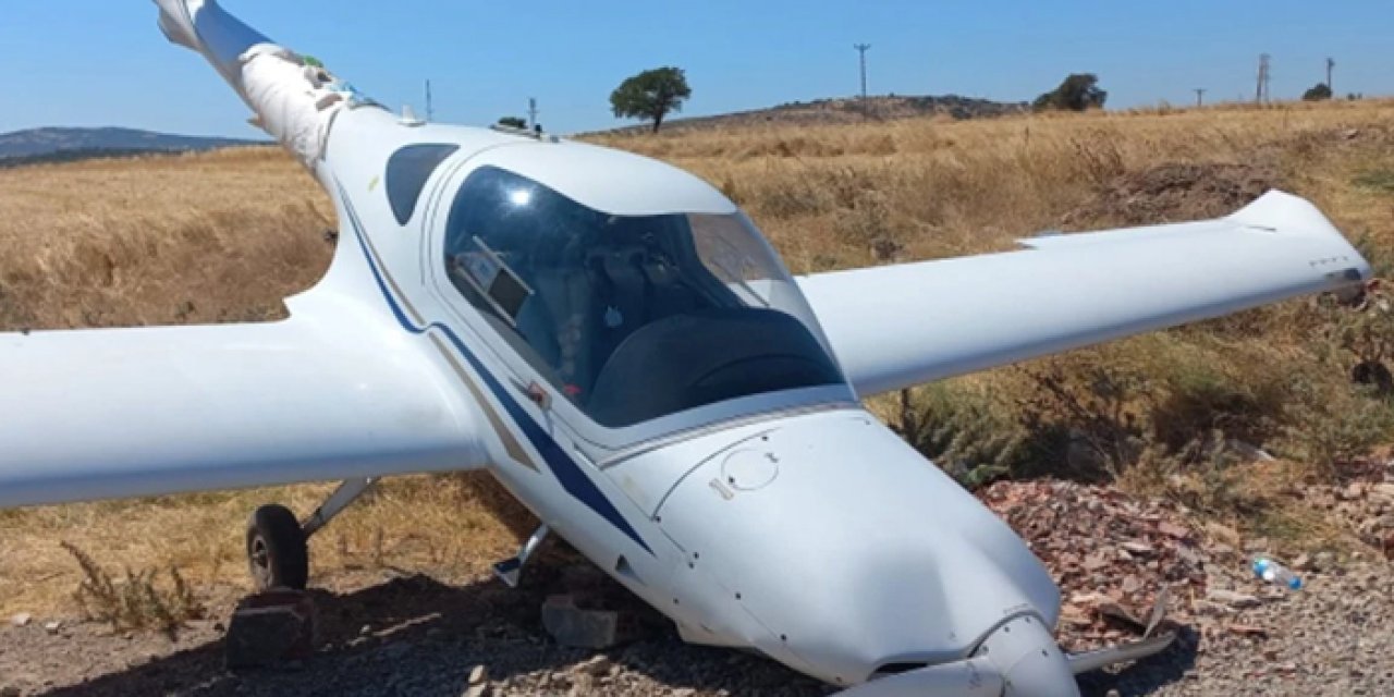 Çanakkale'de eğitim uçağı kazası: Pilotlar acil iniş yaptı