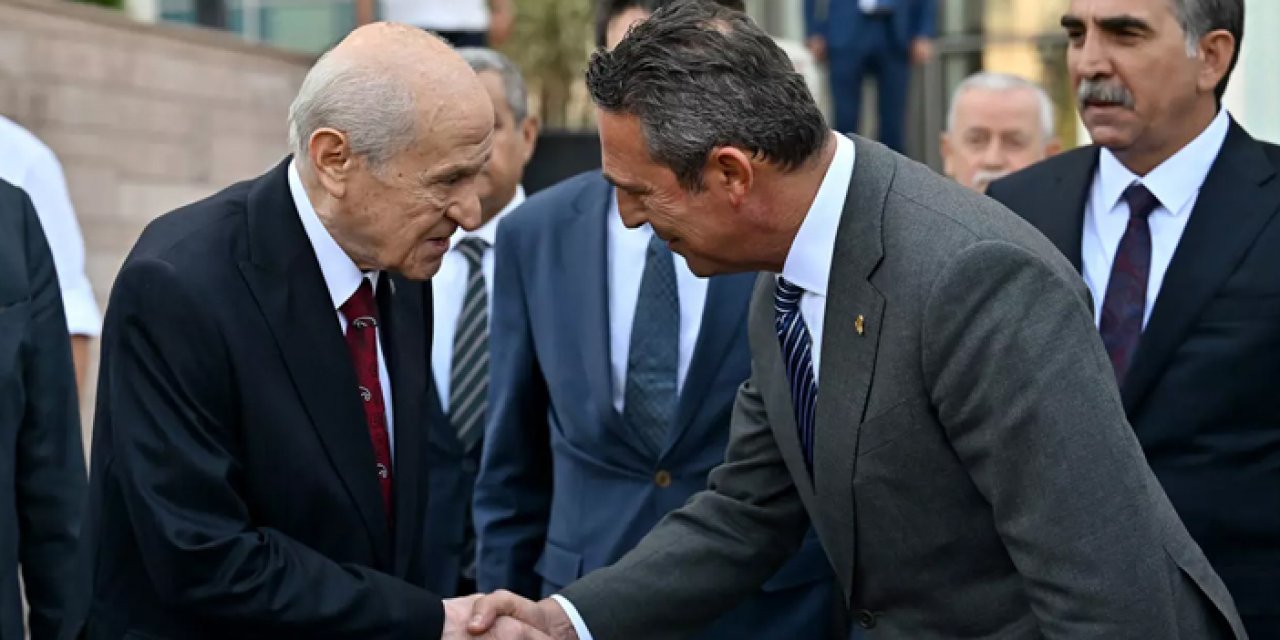 MHP lideri Bahçeli, Ali Koç ile görüştü