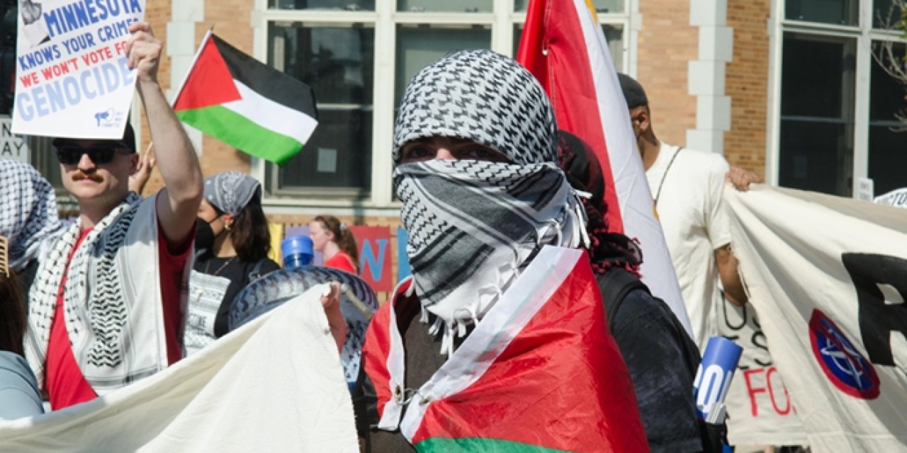 Chicago'da Filistin gösterilerine polis müdahalesi