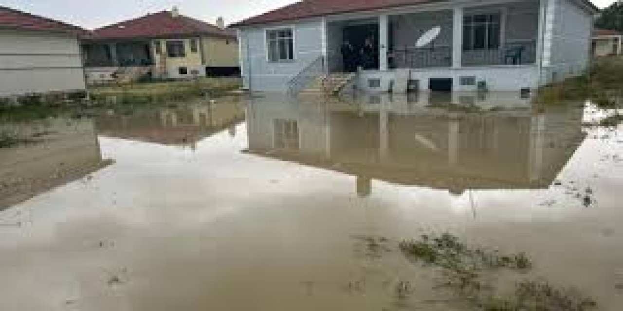 Kulu'da şiddetli yağmur sonrası sel felaketi