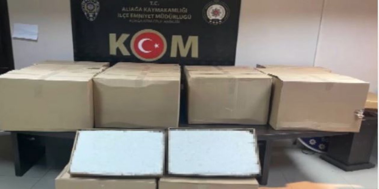 İzmir'de sigara kaçakçılarına darbe!