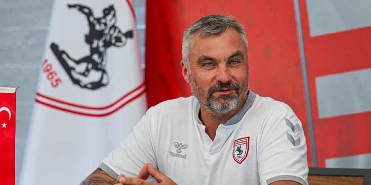 Samsunspor Teknik Direktörü Reis takımını anlattı