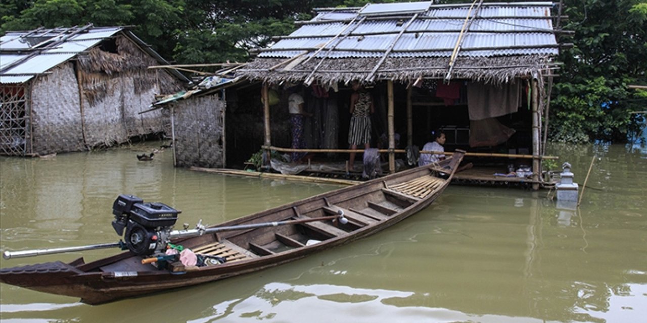 Myanmar'da şiddetli yağış! Ölü sayısı 66'ya çıktı