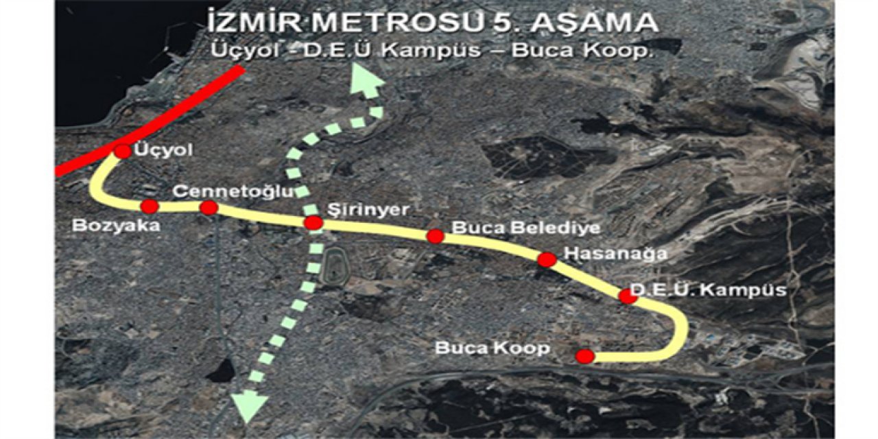 İzmir Buca Metrosu Projesi'nin %26'sı tamamlandı