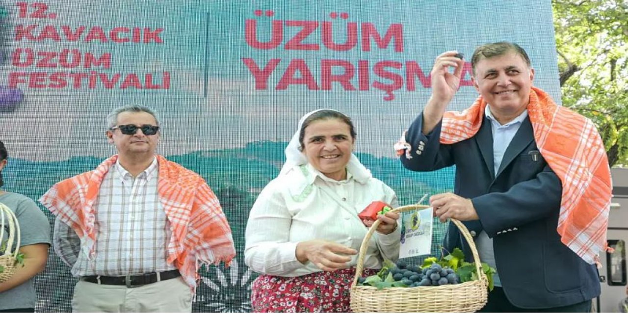 12. Kavacık Üzüm Festivali İzmir'de Başladı