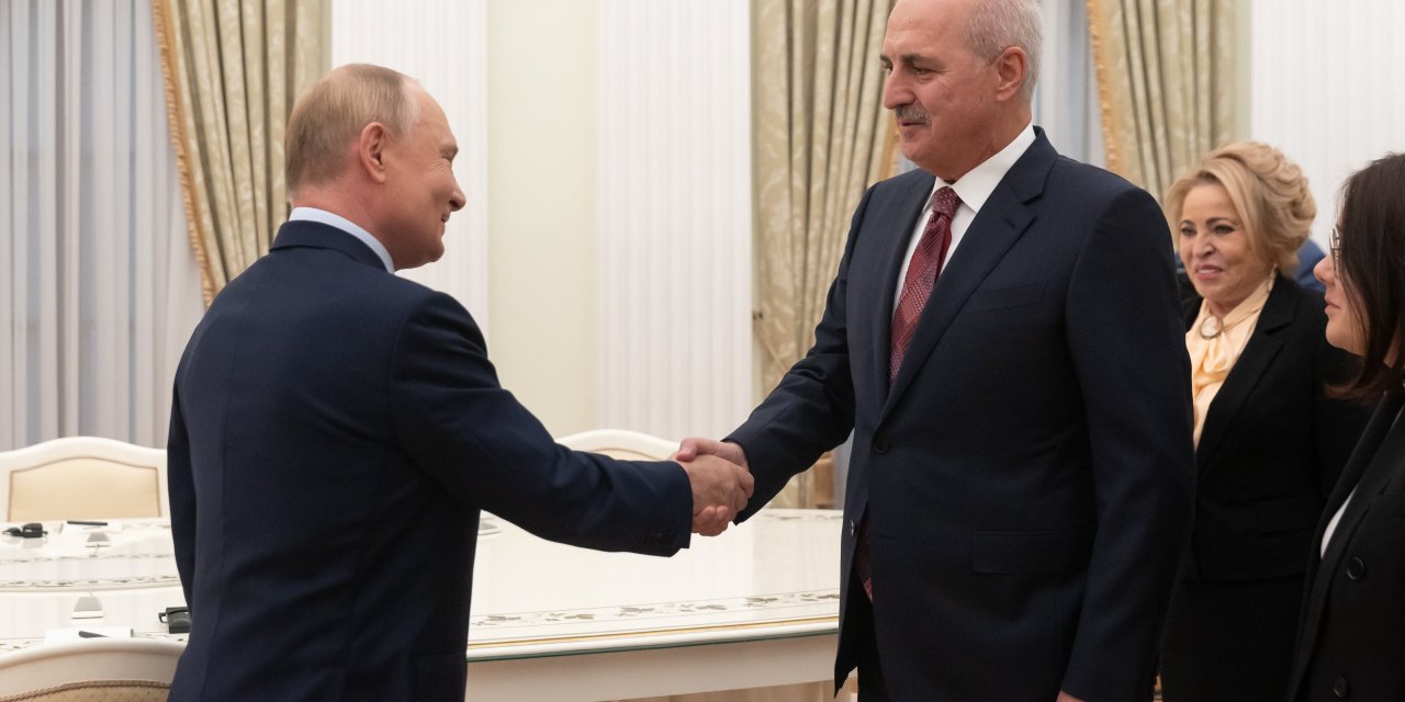 TBMM Başkanı Numan Kurtulmuş, Putin ile görüştü