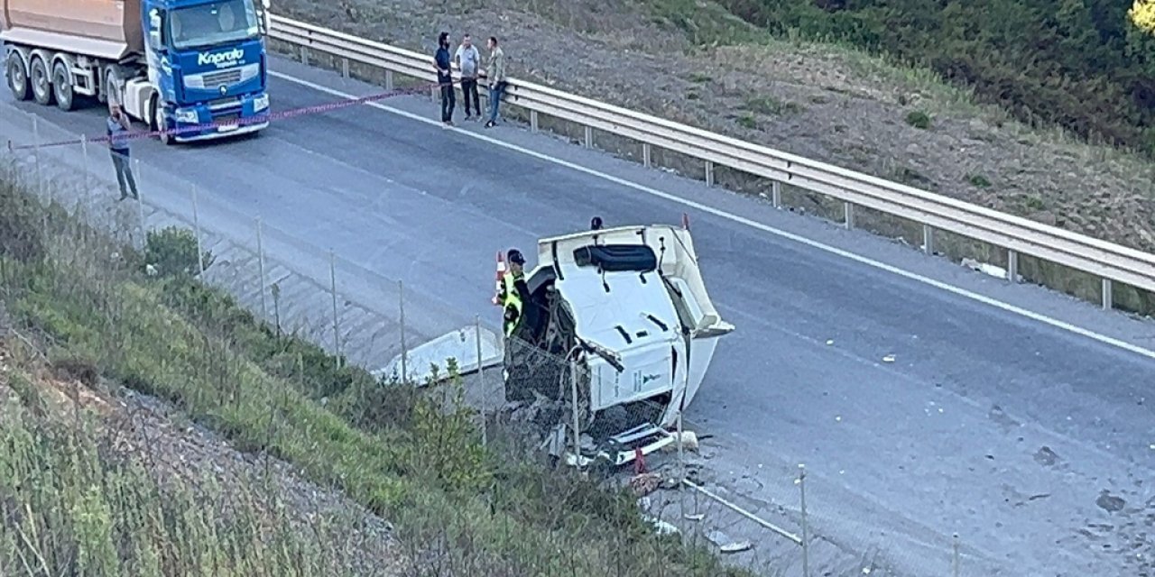 İstanbul-Şile’de 2 hafriyat kamyonu çarpıştı:1 ölü 1 yaralı