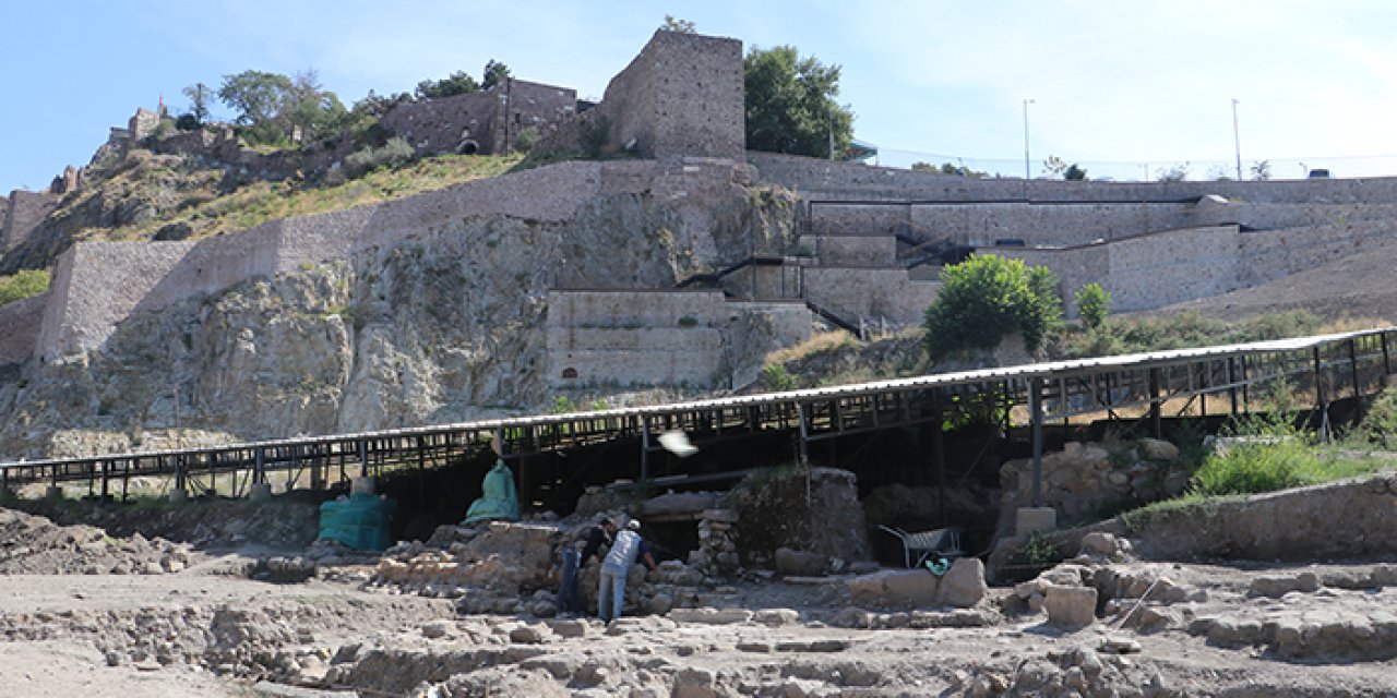 Ankara'da Osmanlı dönemine ait hamam ve debbağhane ortaya çıkarıldı