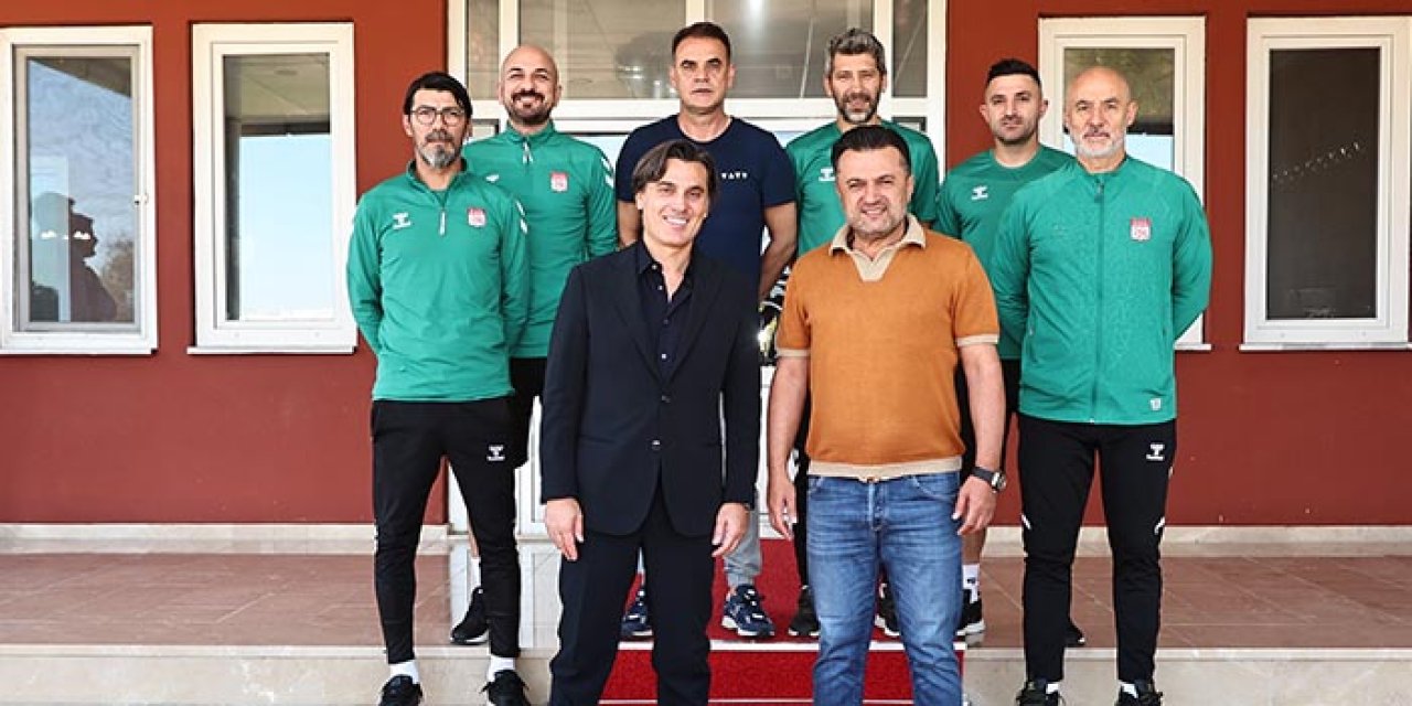 Montella'dan Sivasspor'a ziyaret: Türk futbolunun geleceği üzerine fikir alışverişi