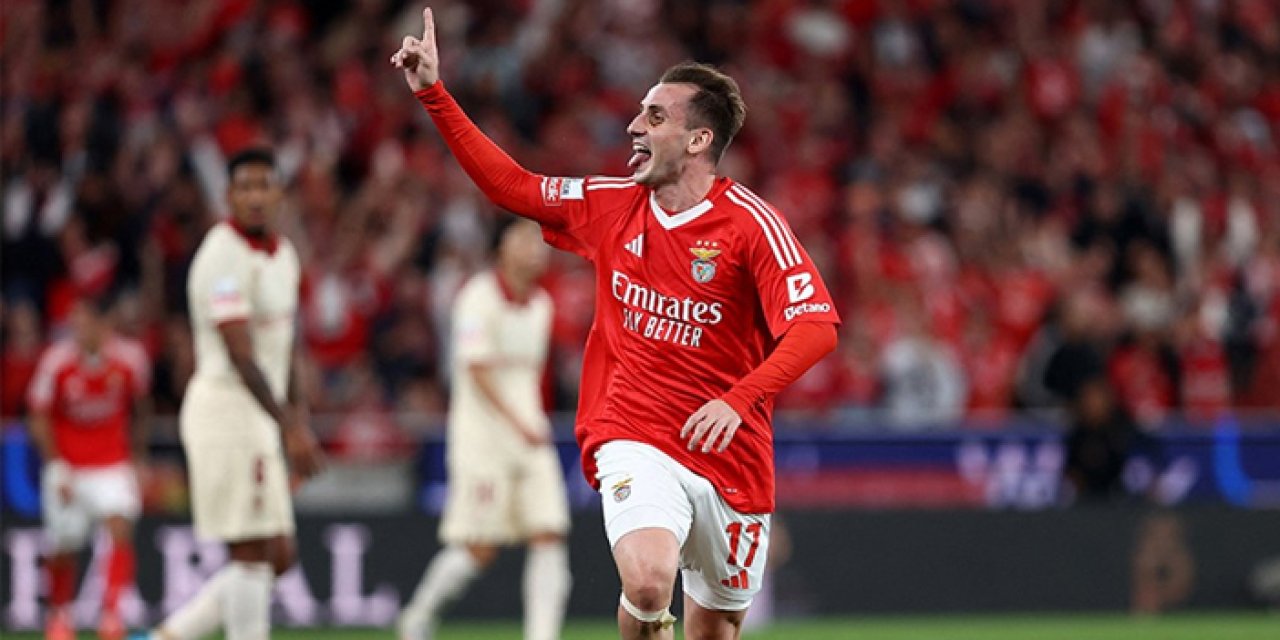 Kerem Aktürkoğlu, Benfica'daki gol serisini sürdürüyor!