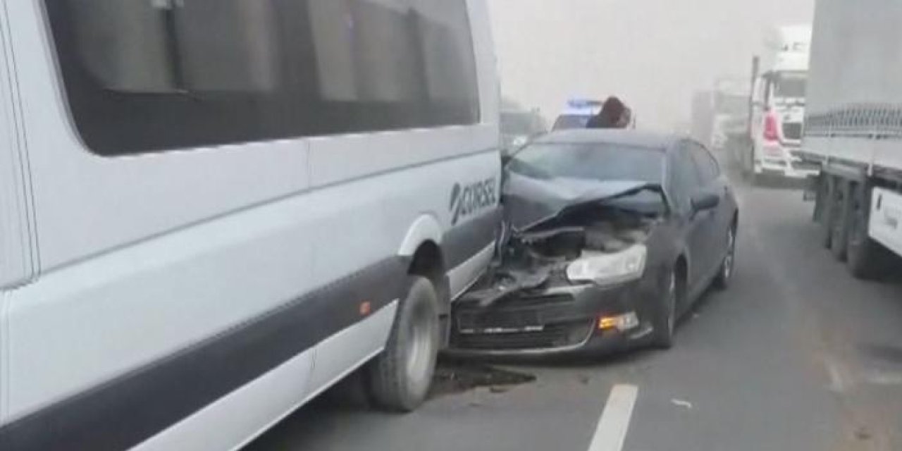 Konya-Ankara yolunda toz taşınımı faciaya sebep oldu!