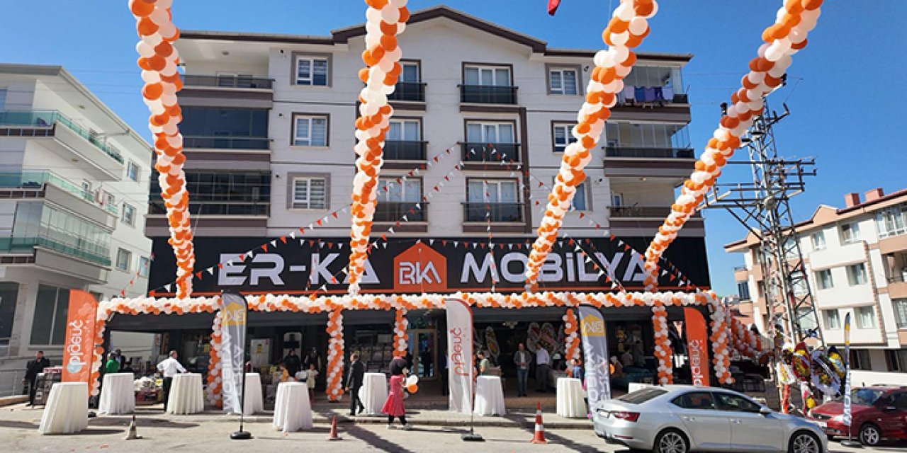 Mamak'ta ER-KA Mobilya’nın yeni mağazası açıldı