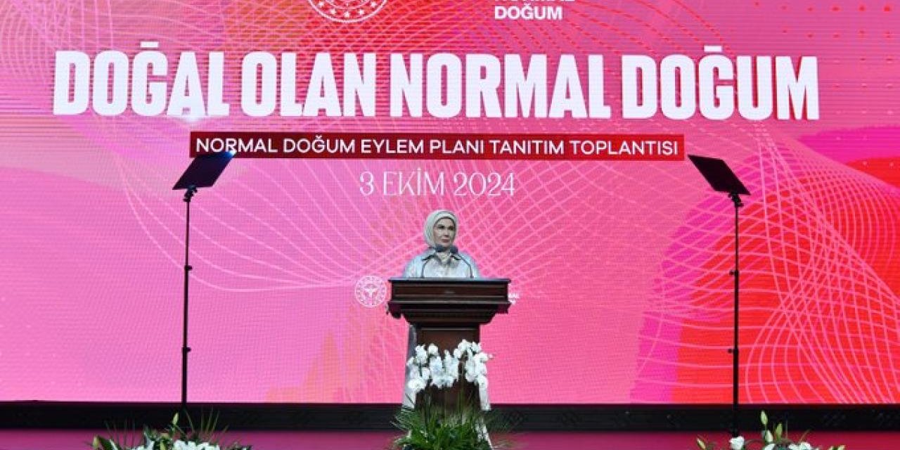 Emine Erdoğan'dan anne adaylarına 'normal doğum' çağrısı