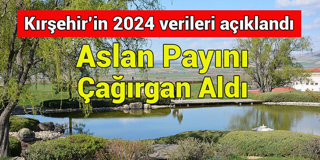 Kırşehir'in 2024 verileri açıklandı: Aslan payını Çağırgan aldı