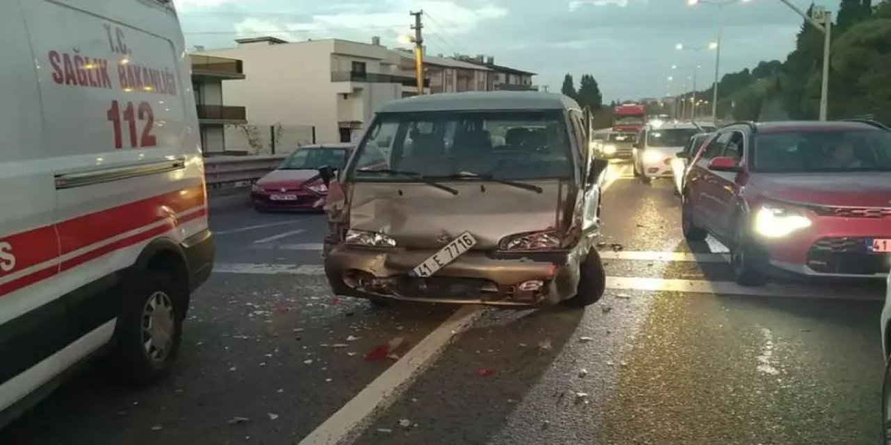 Fren Arızası Sonucu Trafik Kazası: 4 Araç Zarar Gördü