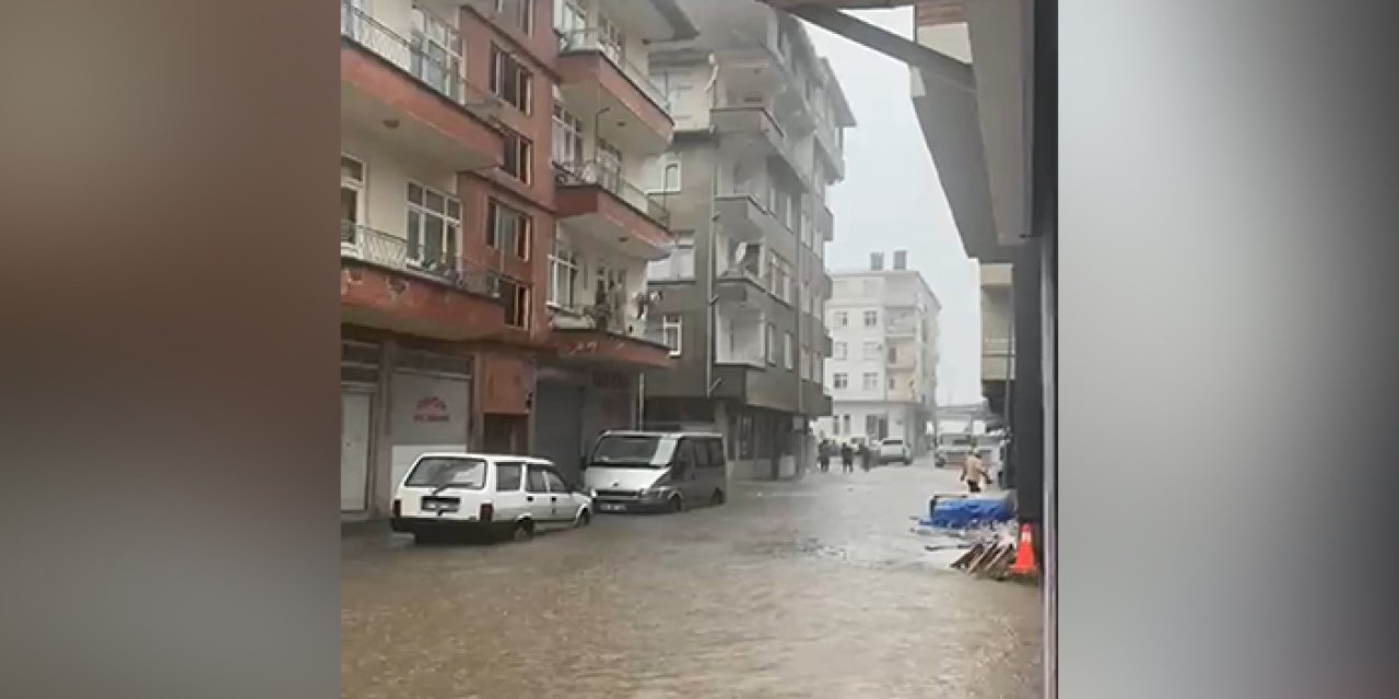 Doğu Karadeniz'de sağanak hayatı olumsuz etkiledi