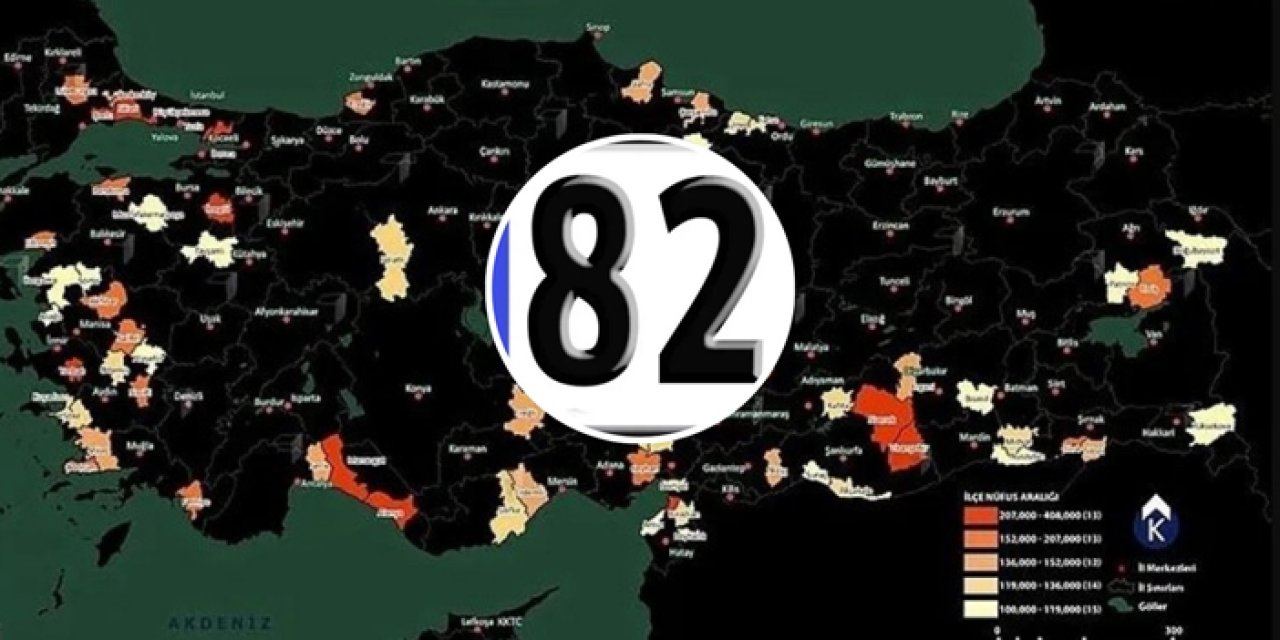 Plakası bile hazır: İşte Türkiye'nin 82'nci ili!