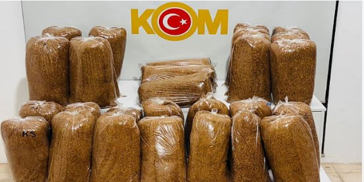 Samsun'da 150 Kilogram Kaçak Tütün Ele Geçirildi