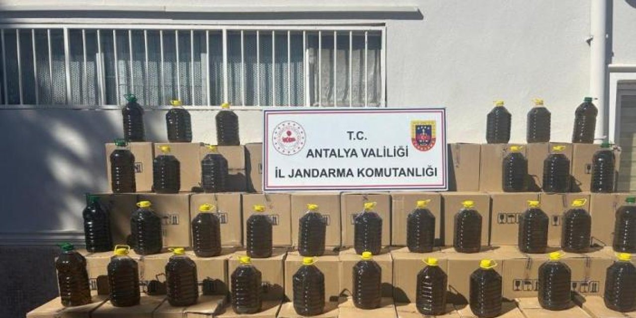 8 bin litre sahte zeytinyağı ele geçirildi