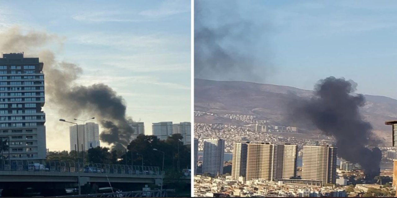 Konak'ta yangın çıktı: İtfaiye ekipleri müdahale ediyor!