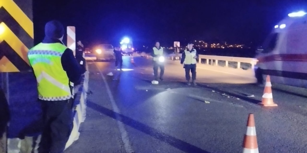 Ankara'da kamyonetin çarptığı yaya öldü