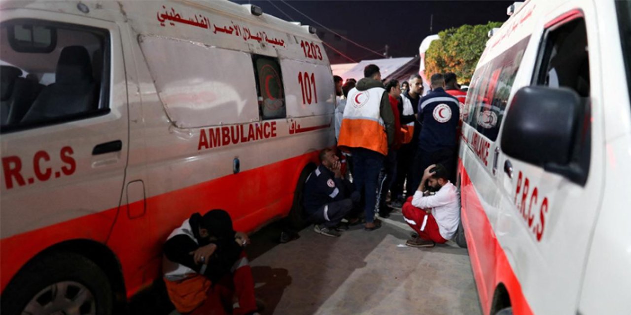 İsrail’den Gazze’de ambulansa saldırı