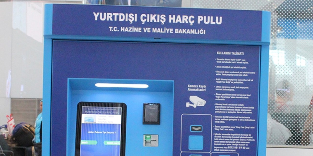 Yurt dışına çıkış harcında yeni dönem