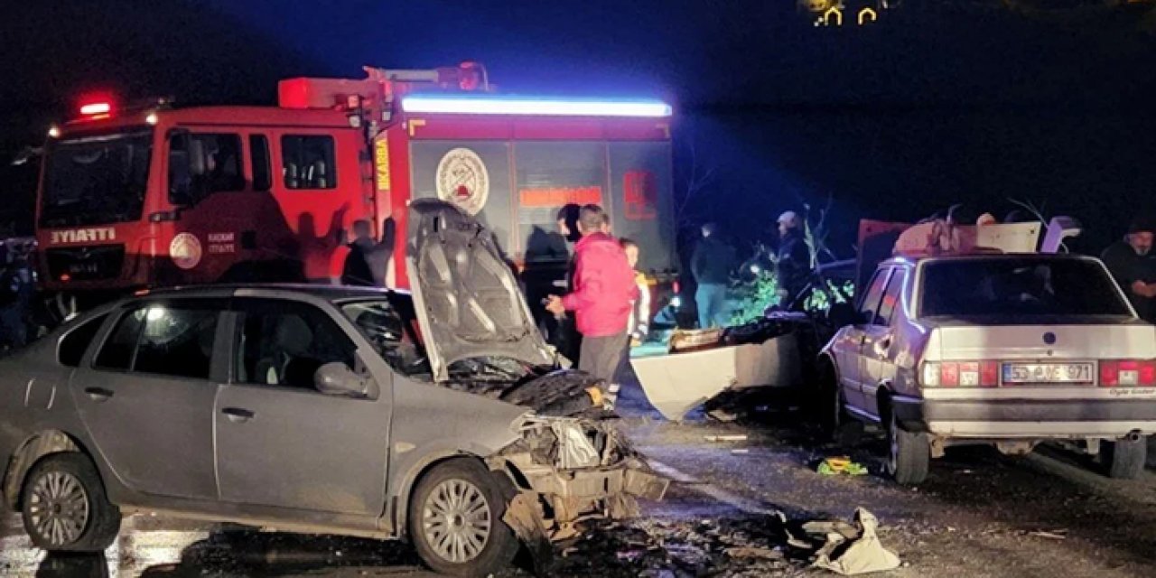 Rize Ardeşen’de zincirleme kaza: 2 ölü, 8 yaralı