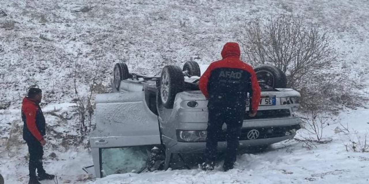 Ardahan'da kar ve sis kazaya neden oldu: 8 yaralı