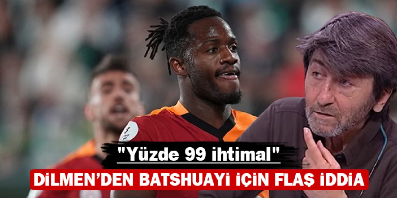 Rıdvan Dilmen'den Batshuayi yorumu: "Çift forvetle sahaya çıkacaklar"